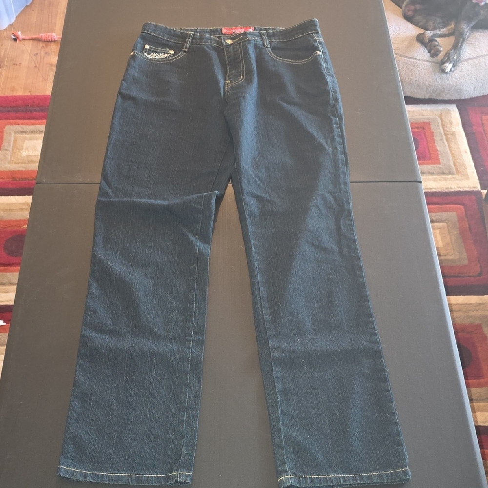 Classic Dark Blue Women's Boot-Cut Jeans